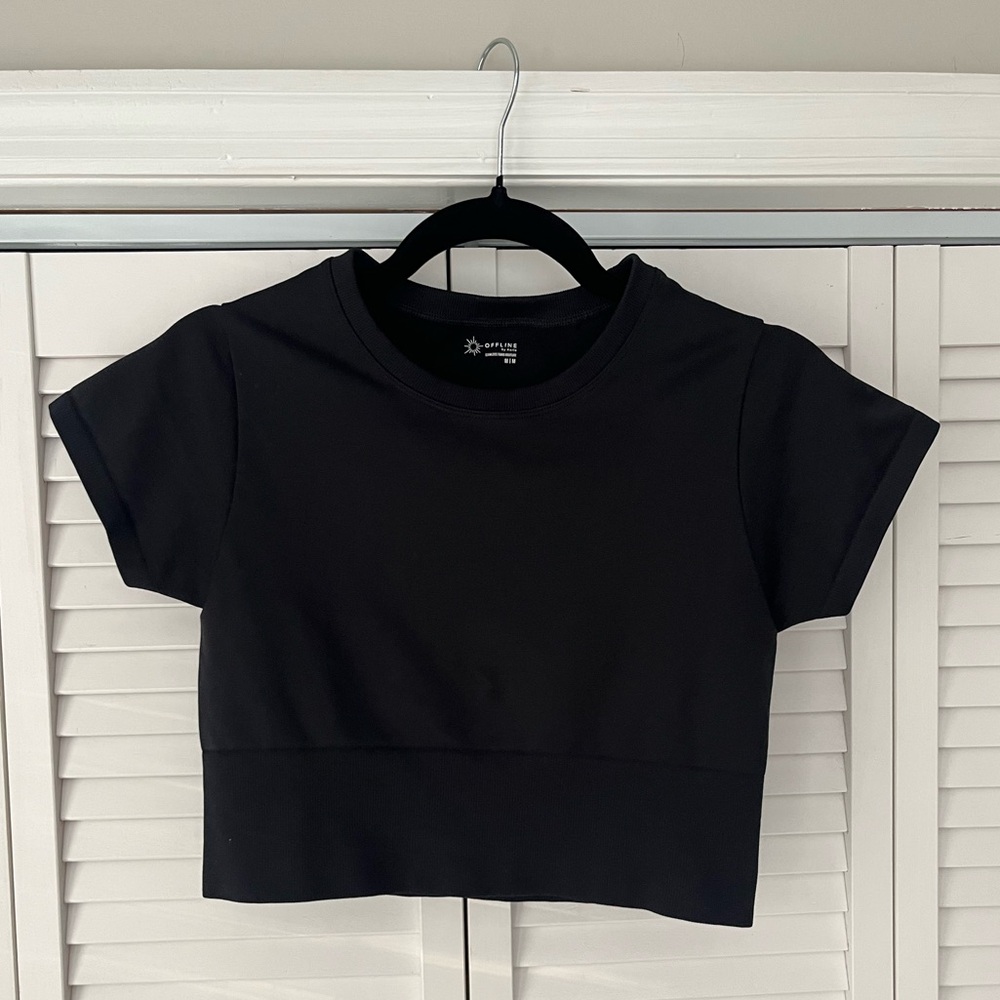 Aerie seamless cropped tee